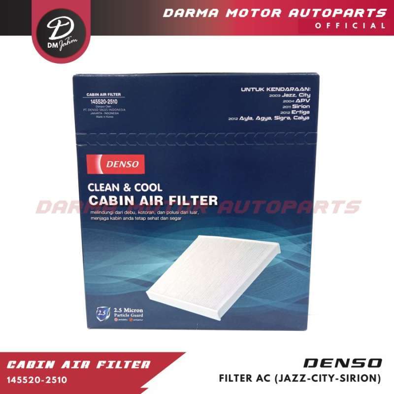 Jual 1455202510 Cabin Air Filter AC Ertiga APV Swift Grandmax Luxio DENSO di Seller Darma Motor