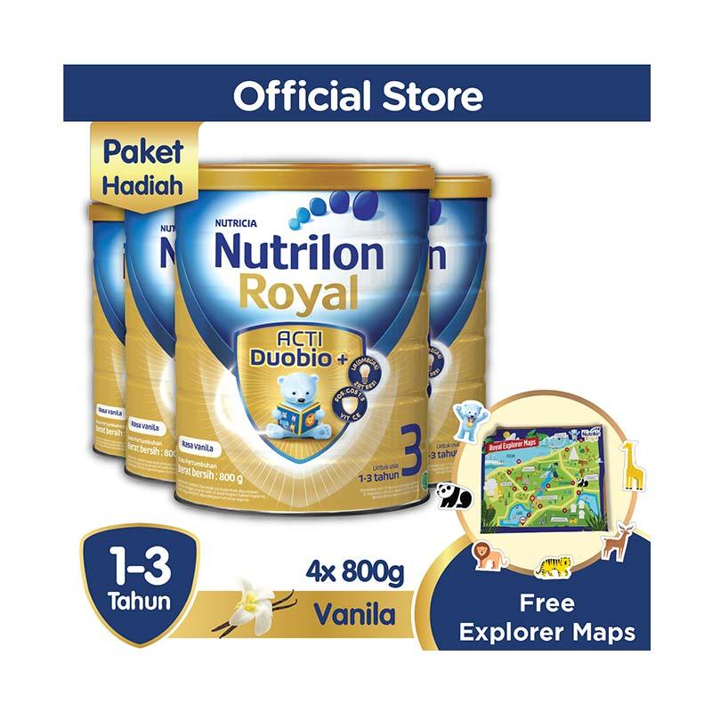 Jual Buy 4 Nutrilon Royal 3 Vanila Susu Formula [800 g