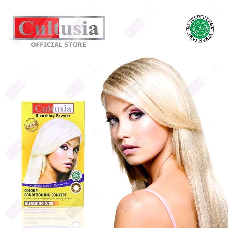 Jual CULTUSIA HAIR COLOR HALAL TANPA AMONIA/ SEMIR RAMBUT BLEACHING