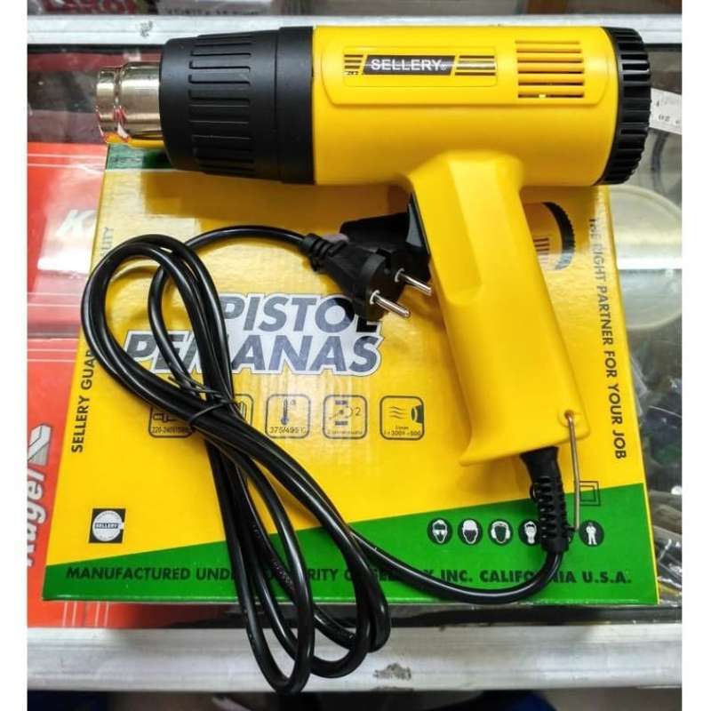 Jual Hot Air Heat Gun 1500 Watt Listrik Sellery / Tembakan Pistol