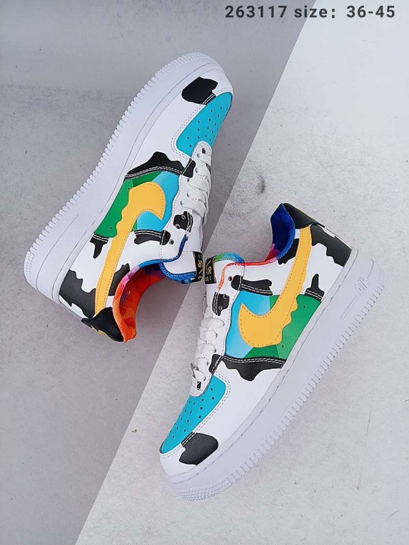 Jual design of Nike Air Force milk ice cream shoes comes from Ben amp