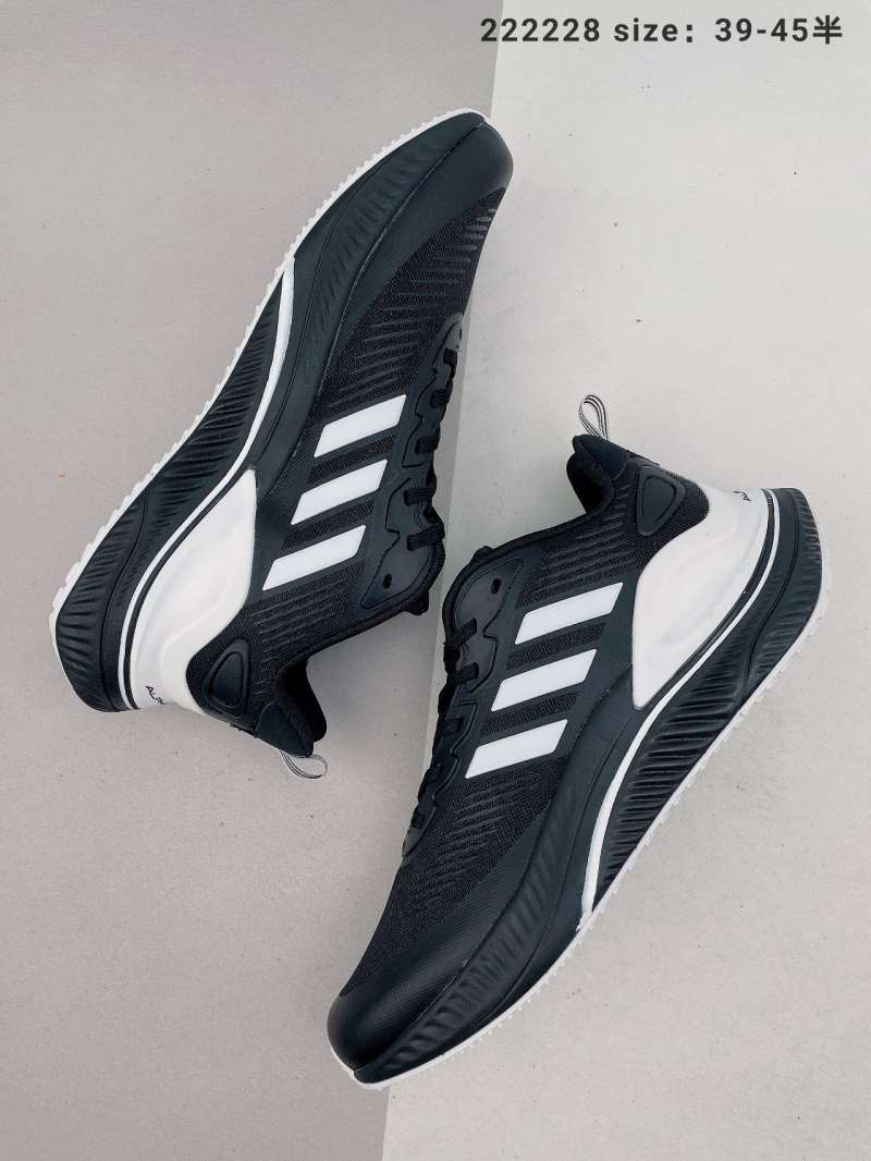 Jual Adidas alphamagma black and white shoes use fabric upper toe cap and heel to bring a sense