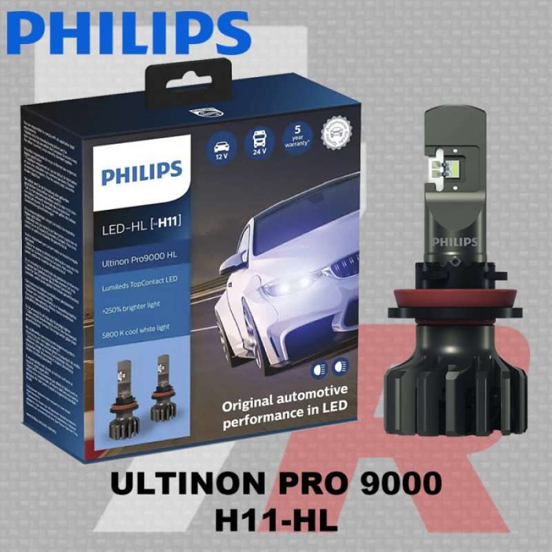 Promo RECOMMENDED HEADLAMP PHILIPS ULTINON LED PRO9000 H11 HL HEADLAMP 
