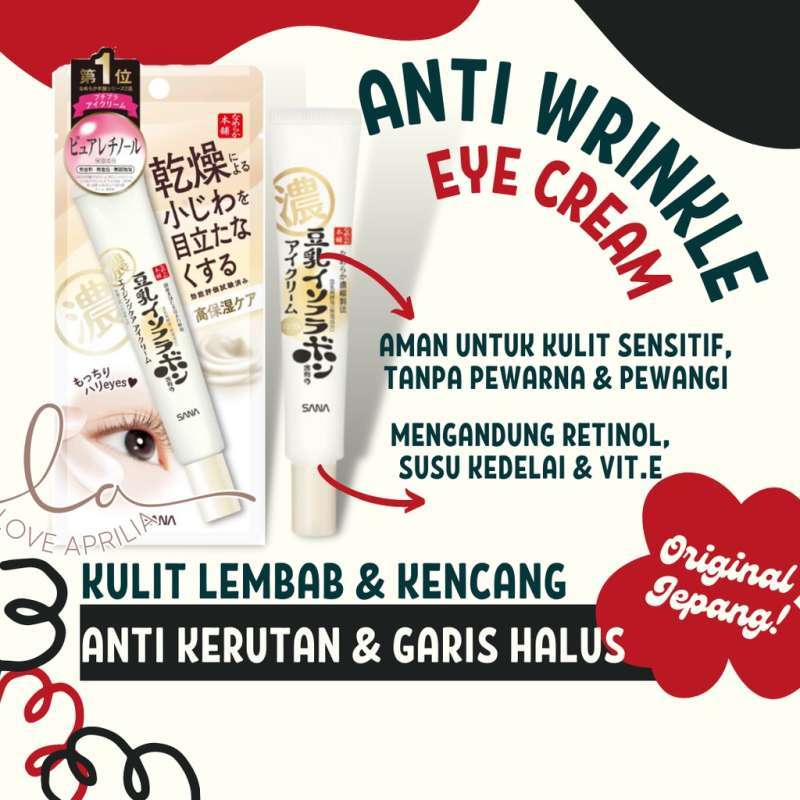 Jual Anti Wrinkle Eye Cream Original Jepang, Mengatasi Kulit Kering