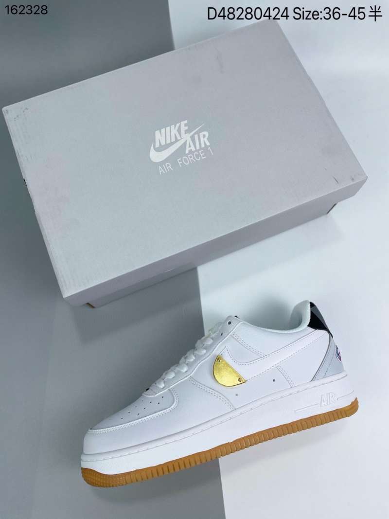 nike air force 1 nba white black