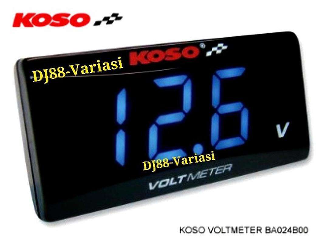 Jual Voltmeter Koso Universal Cek Aki Ninja 250R Ninja 250 Fi Z250Fi
