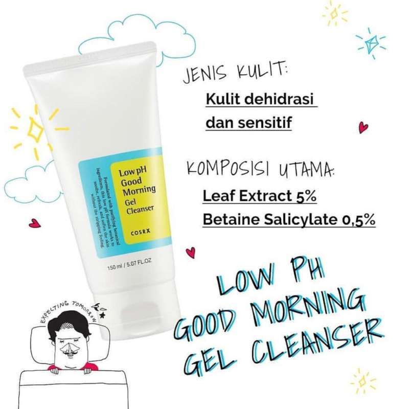 Promo COSRX Low PH Good Morning Gel Cleanser 150ml Original Full Size