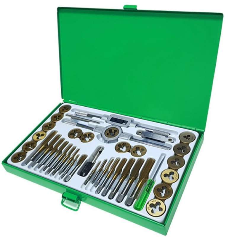 Jual TEKIRO TAP AND DIES SET 40 PCS ALAT SENAI DAN TAP BAUT TEKIRO 40