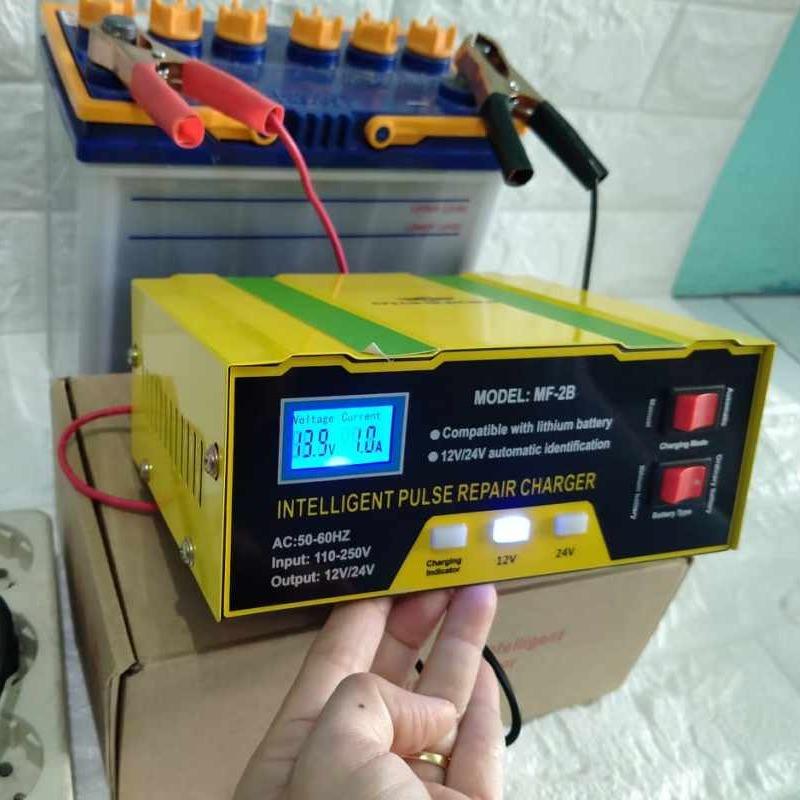 Promo OTOHEROES Charger Aki Mobil Lead Acid Battery Charger 12V/24V 6