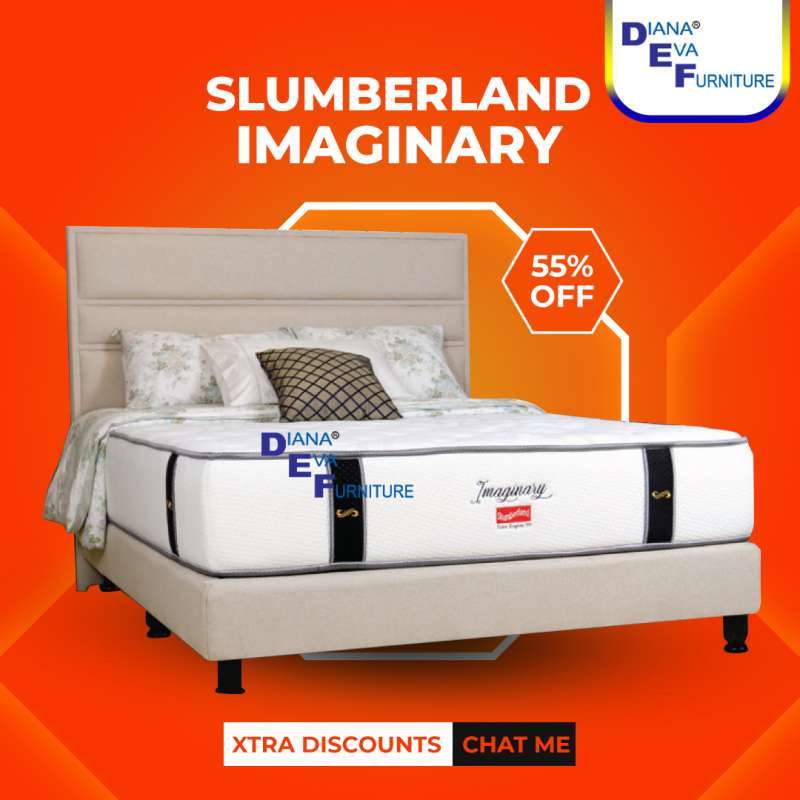 Promo Slumberland Imaginary Set Kasur Springbed Diskon 65 di Seller