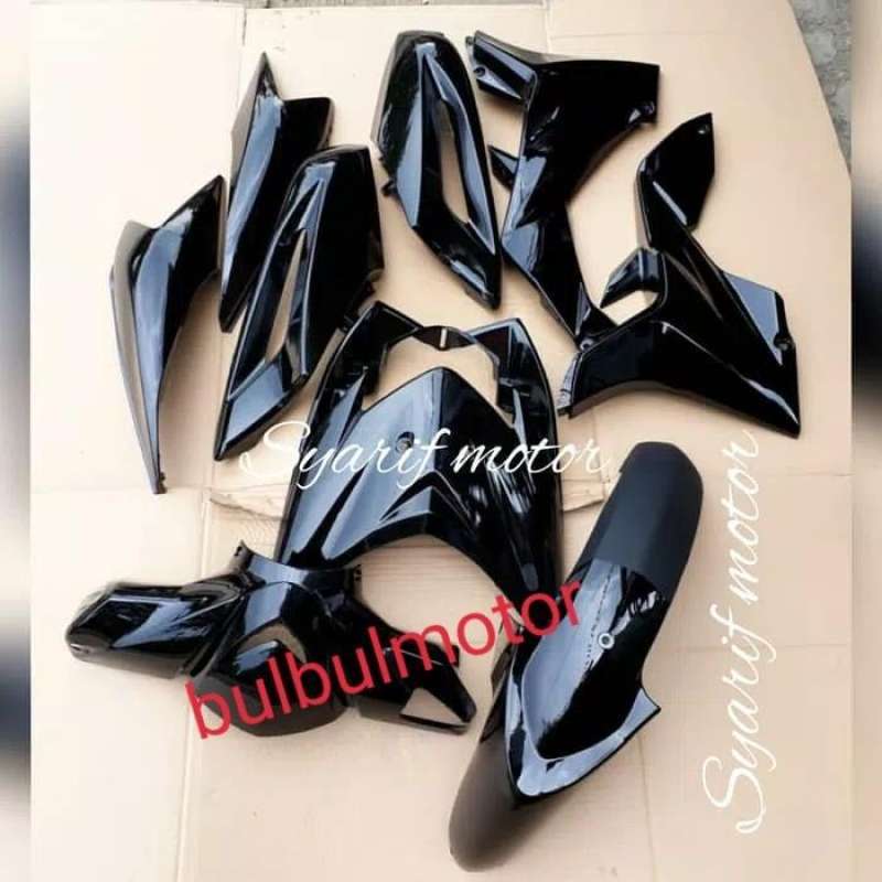 Jual Cover body halus honda Blade Lama fullset warna hitam di Seller