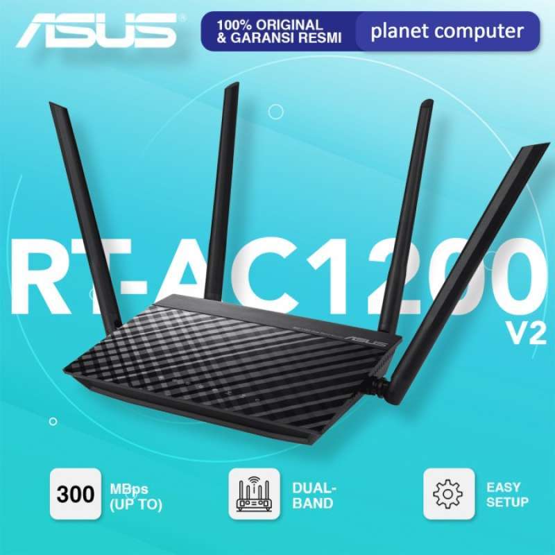 Jual Asus Rtac1200 Wireless Dual Band Gigabit Router Ac1200 300mbps Di