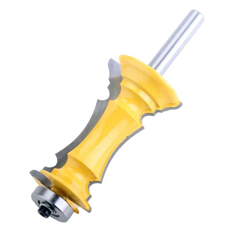 Jual 8mm 1/2 inch Shank Big Panel Model Trimming Wood Milling Cutter ...