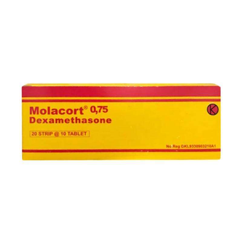 Jual Molacort 0.5 mg [10 Tablet/Strip] di Seller Apotek Pelita Farma