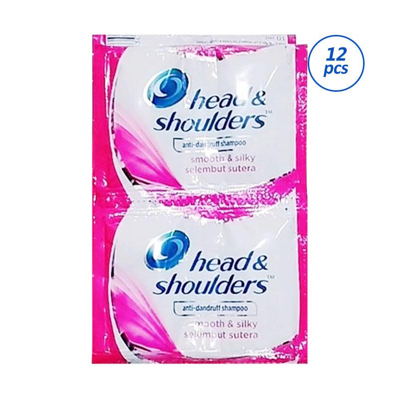 Jual Head & Shoulders Smooth & Silky Shampoo [10 mL/ 12 Pcs/ Sachet] di