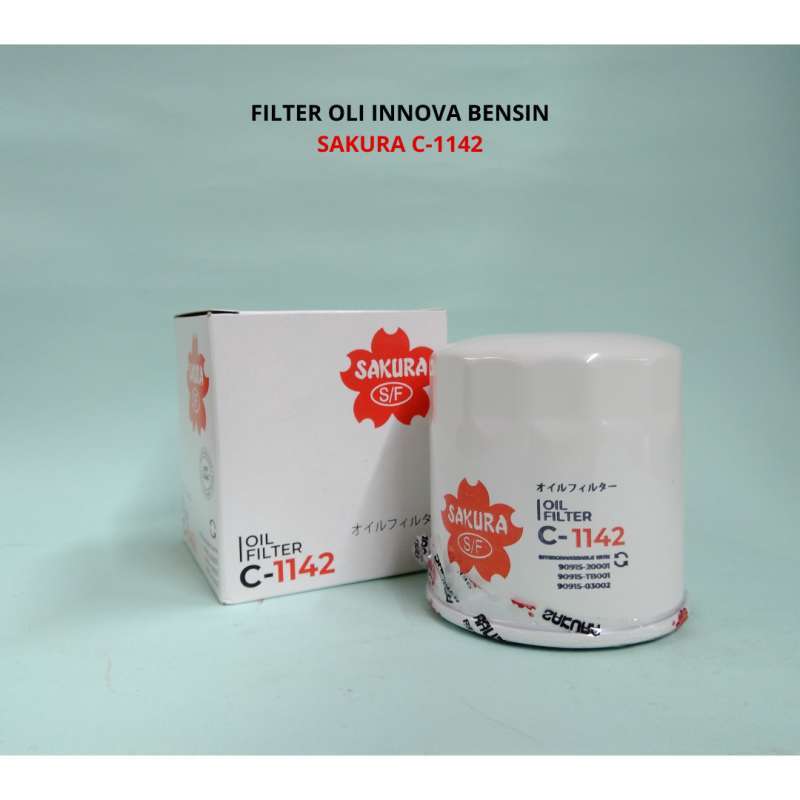 Jual SAKURA FILTER OLI TOYOTA INNOVA BENSIN C1142 di Seller Juragan