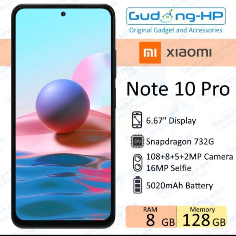 Jual xiaomi redmi note 10 pro 8/128 di Seller NF cell - Rawa Badak ...