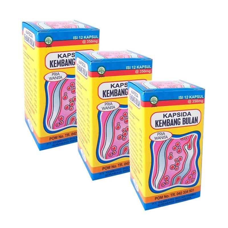 Jual KAPSIDA Bersih Darah Kembang Bulan [12 kapsul/ 3 Botol] di Seller