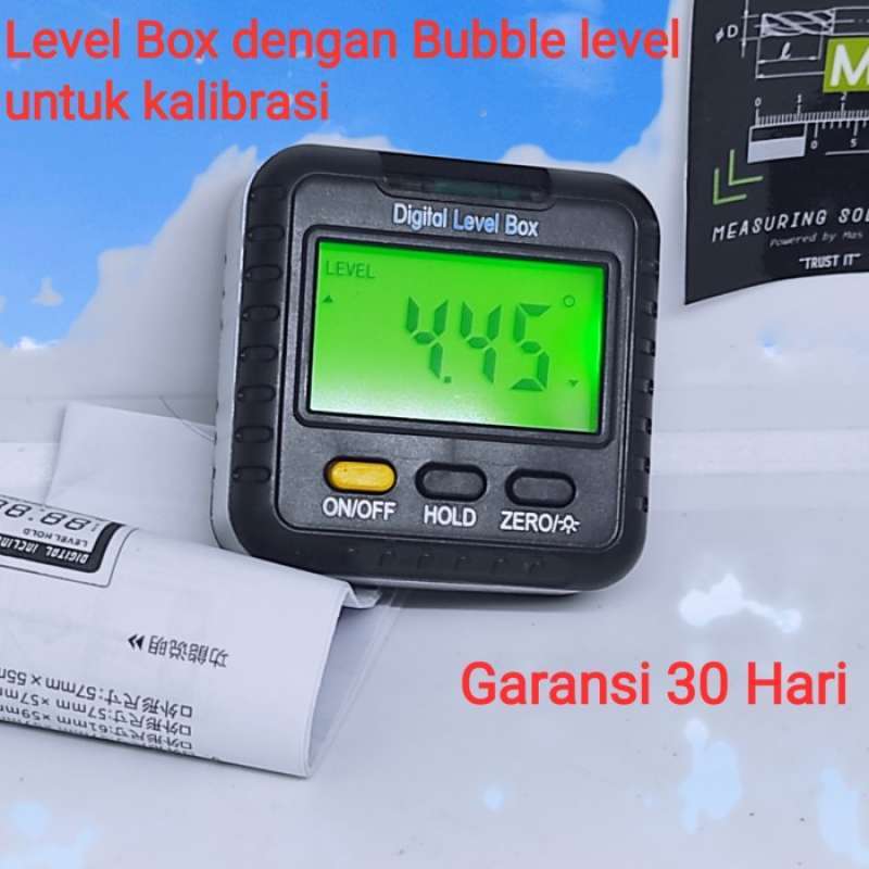 Jual Digital Inclinometer level box dengan bubble level Multicolor di