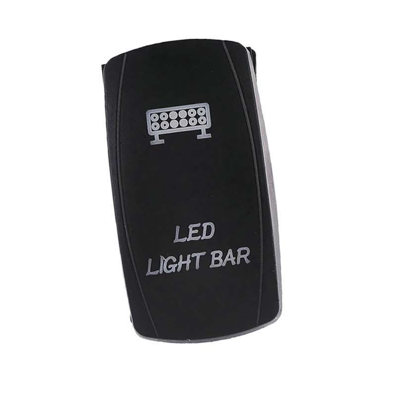 Jual 5-PIN Light Bar Rocker Switch Push Button Control Overload ...