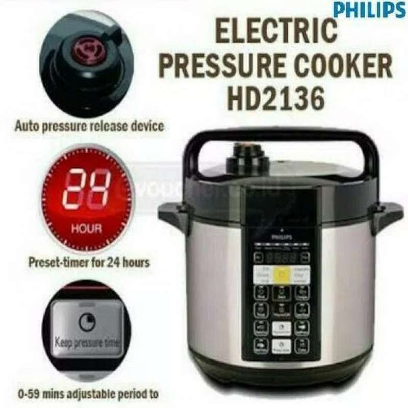 Jual Philips Electric Pressure Rice Cooker 5 Liter Hd2136 di Seller