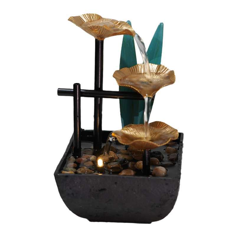 Jual Relaxation Tabletop Water Fountain Indoor Garden Zen Desktop ...