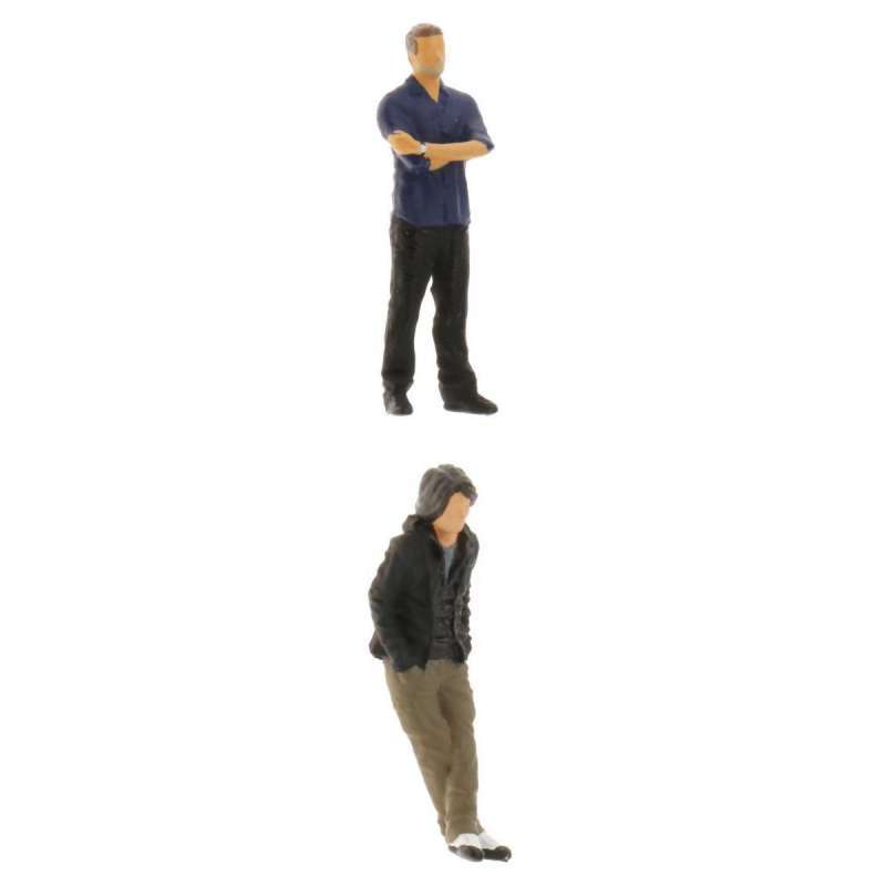 Figurines Miniatures 1/64 Pour Diorama - Personnages Et Bâtiments Pour Matchbox, Voitures Miniatures