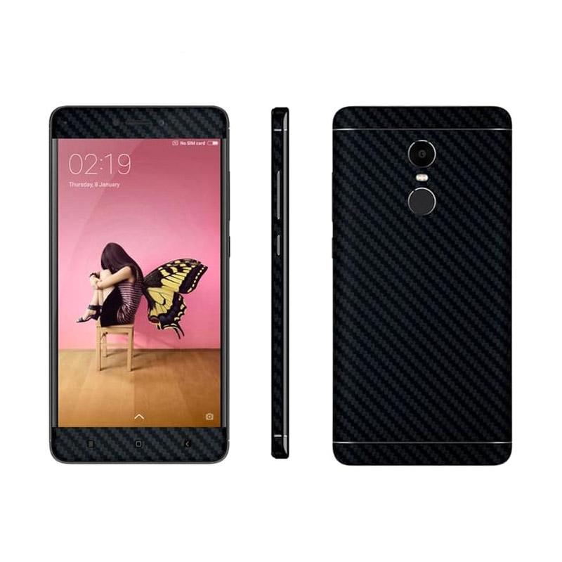 Jual 3m Black Carbon Texture Skin Handphone For Xiaomi Redmi Note 4 X