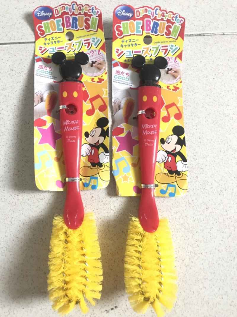 Jual DAISO JAPAN SHOE BRUSH SIKAT SEPATU MICKEY MOUSE DISNEY ORI JAPAN