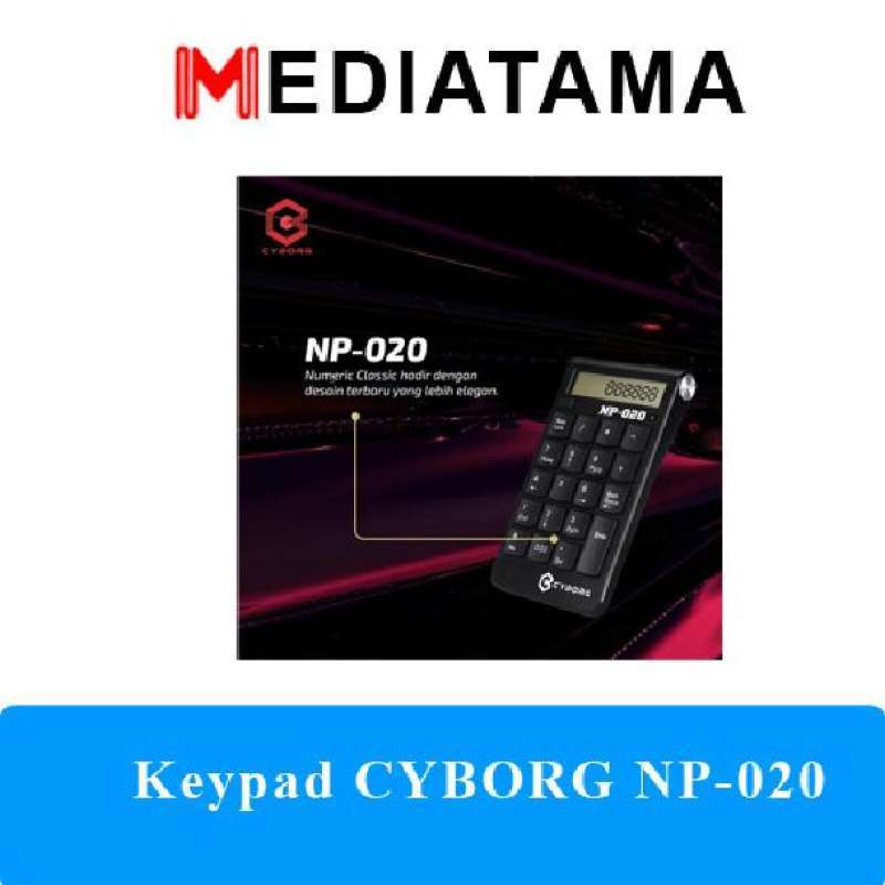 Jual Keyboard Numeric Keypad NP020 bisa jadi Kalkulator di