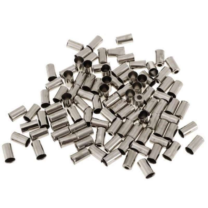 Promo 6x100Pcs Bike Brake Cable End Cap Brake Crimps Cable Housing