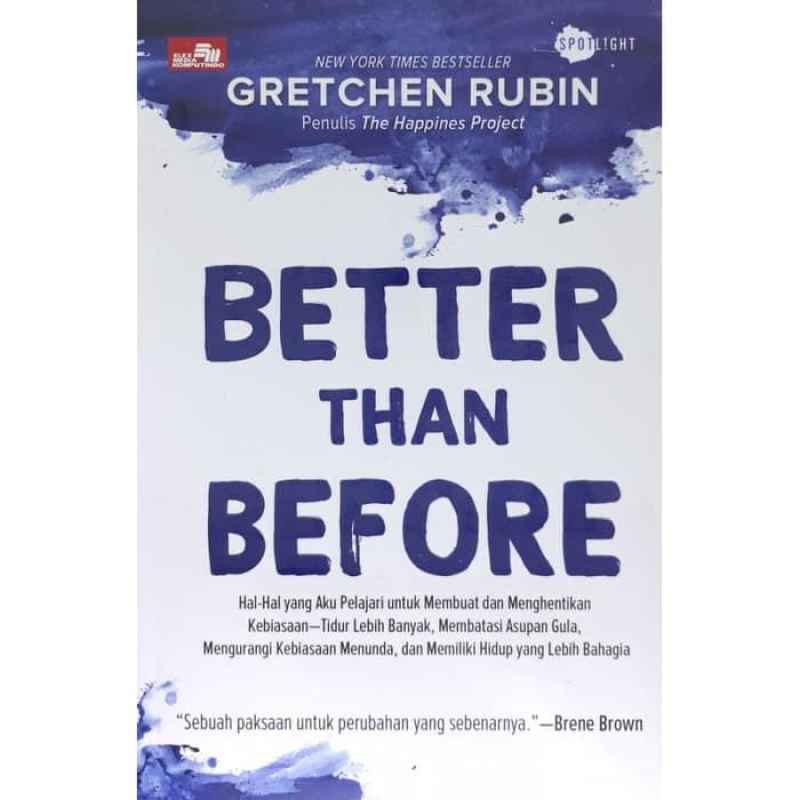 Promo Original Better Than Before - Gretchen Rubin Buku Self ...