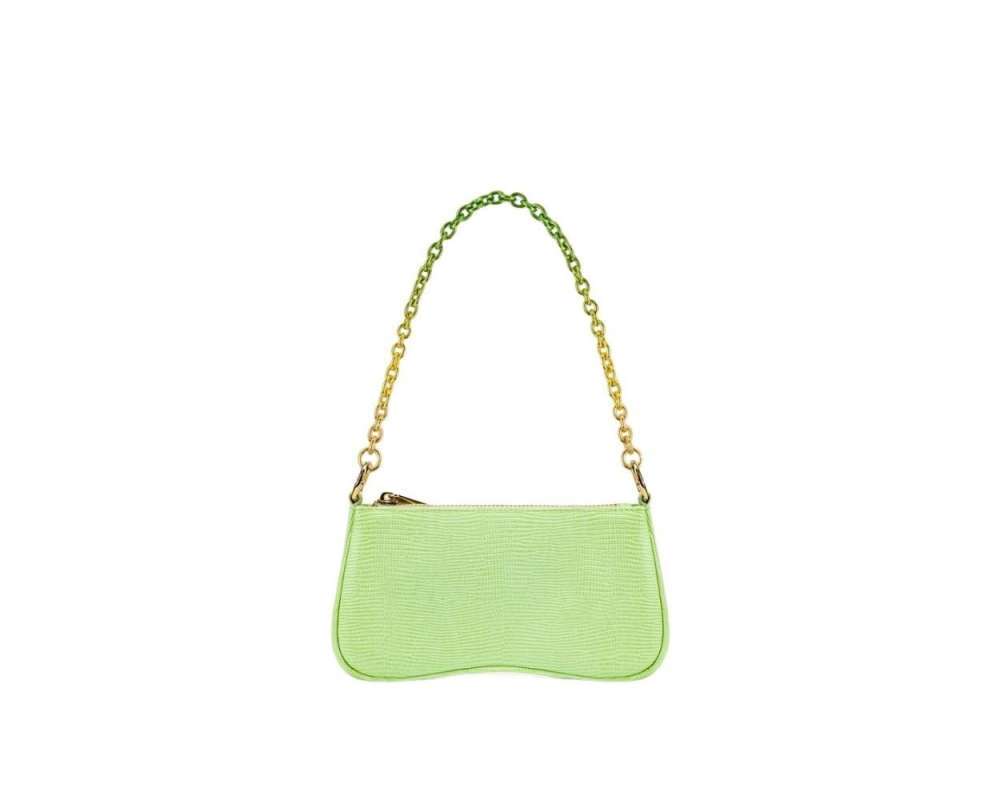 Jual JW PEI Eva Mini Gradient Chain Shoulder Bag Lime Green Lizard di