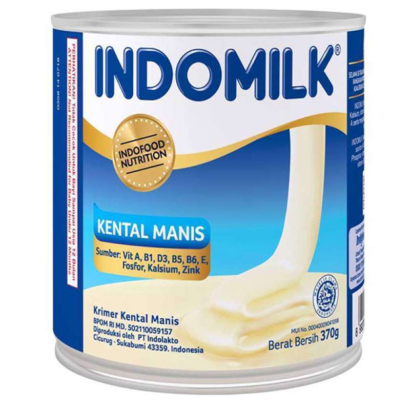 Jual Indomilk Susu Kental Manis Putih [370 g] di Seller RSM PUSAT CILIK