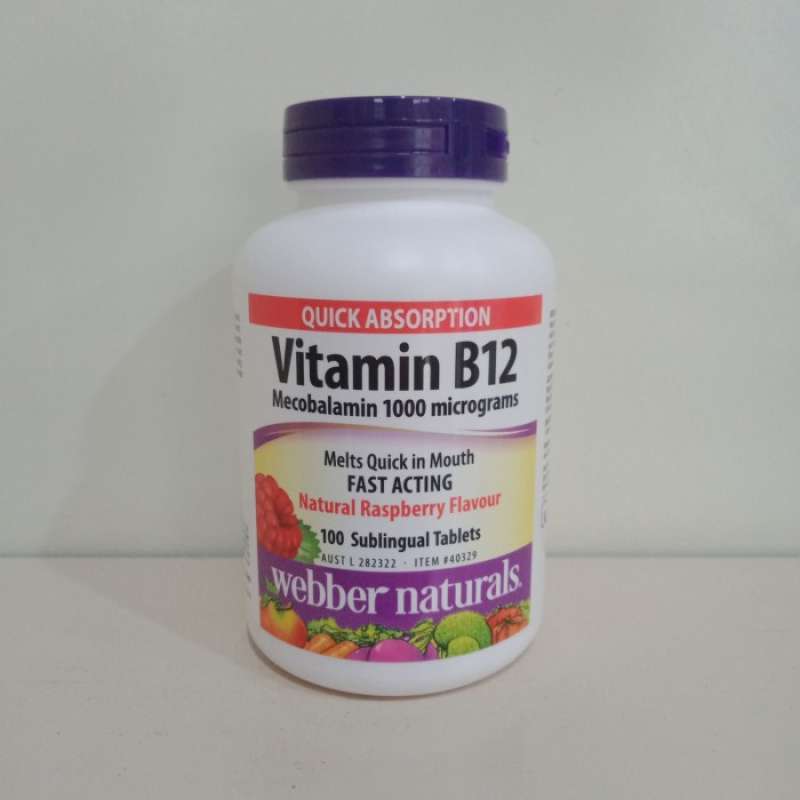 Jual ber Natural Vitamin B12 100 Tablets di Seller Central Niaga