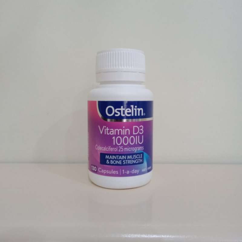 Jual Ostelin Vitamin D3 1000 IU Maintain Muscle & Bone Strength 130 Capsule di Seller Central