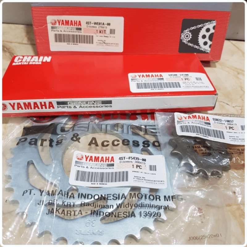 Jual Gir Set Gear Set Force 1 Zr F1zr Asli Yamaha 4stwe01a80 Kode 350