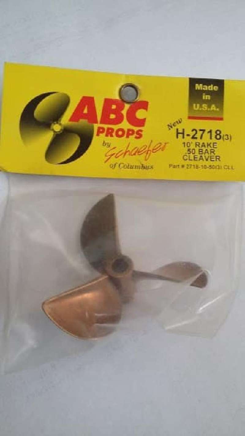 Jual RC Boat Prop ABC 2717 3 Blade Propeller di Seller Cakra Dinamika