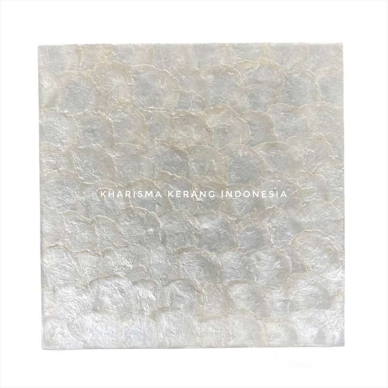 Jual Laminated Capiz Shell White (pelunakan Kerang Capiz) Capiz Shell ...