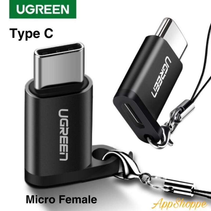 Jual UGREEN ADAPTER TYPE C MALE TO MICRO FEMALE USB OTG CABLE ADAPTER ...