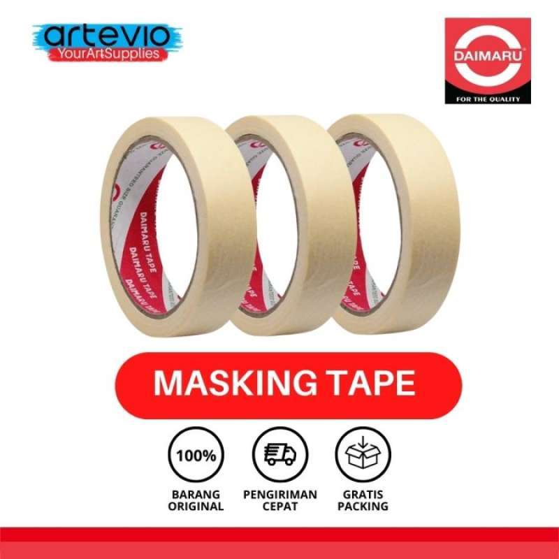 Jual Lakban Kertas / Masking Tape / Drawing Masking Tape Daimaru 1