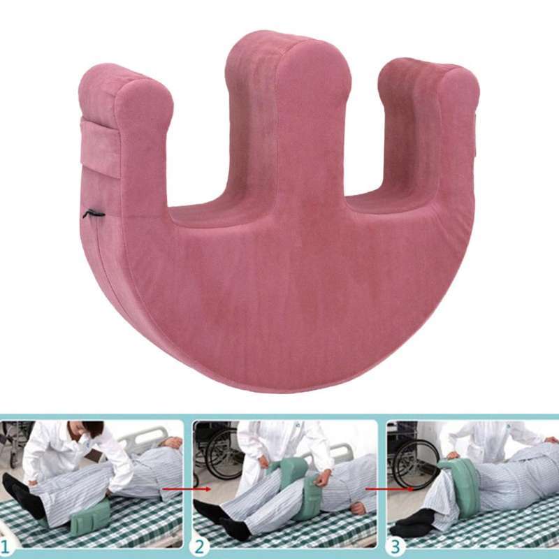 Promo U Shaped Bed Turn Over Assistants Elderly for Patients Pink
