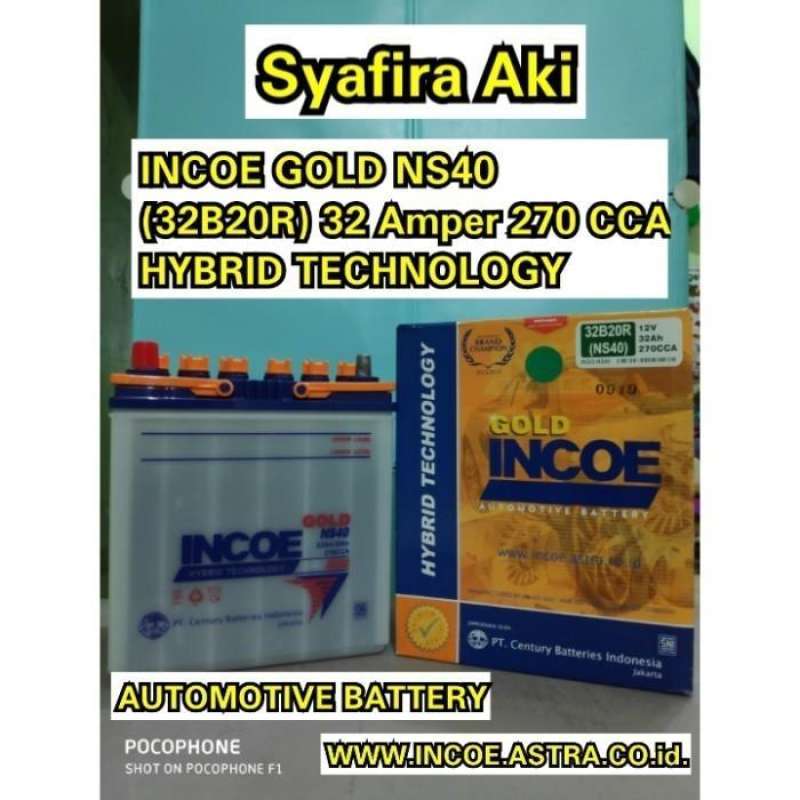 Jual Aki mobil Toyota Avanza Incoe NS40 Aki Basah di Seller SYAFIRA AKI