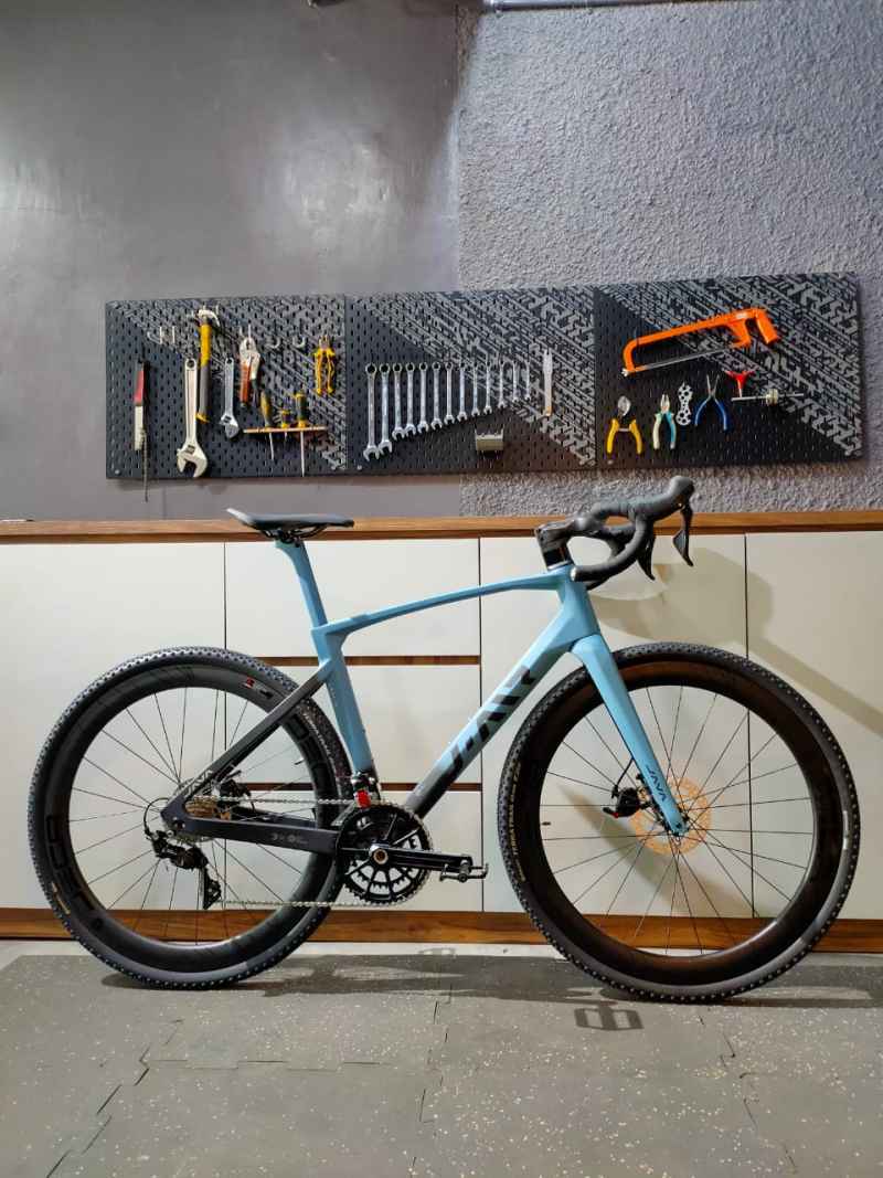 Jual JAVA LANCIA GRAVEL BIKE FULL CARBON SHIMANO 105 FULL HIDRAULIC BLUE di Seller LAPAKOMGUN