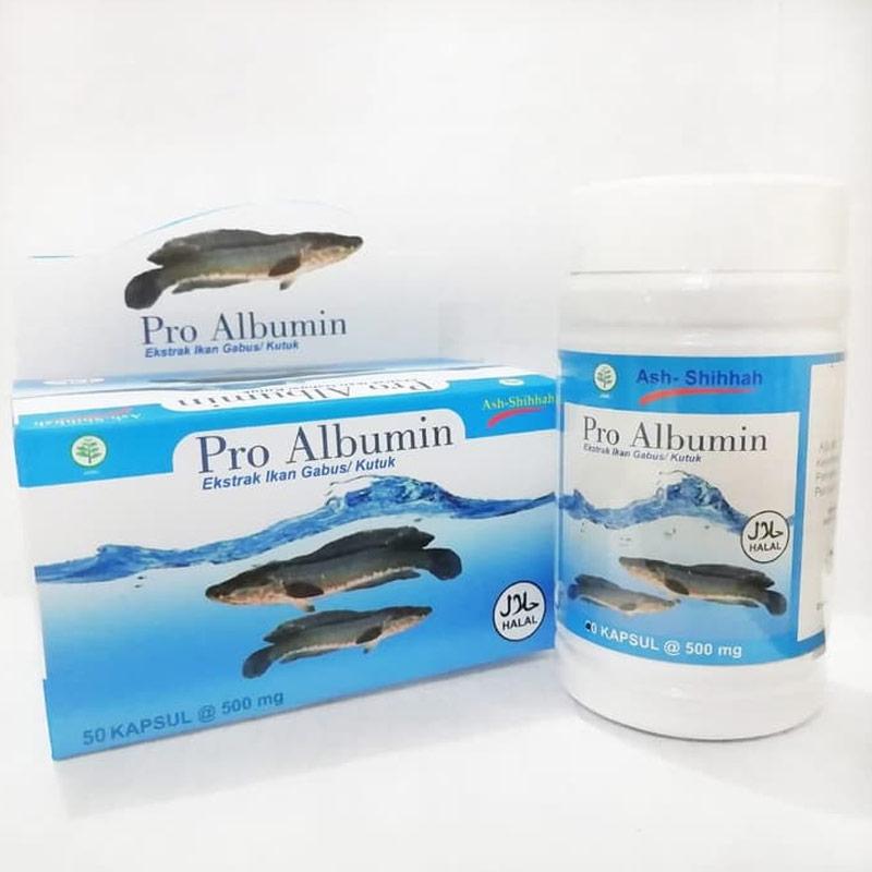 Jual Pro Albumin Ekstrak Ikan Gabus/Kutuk Kapsul Suplemen