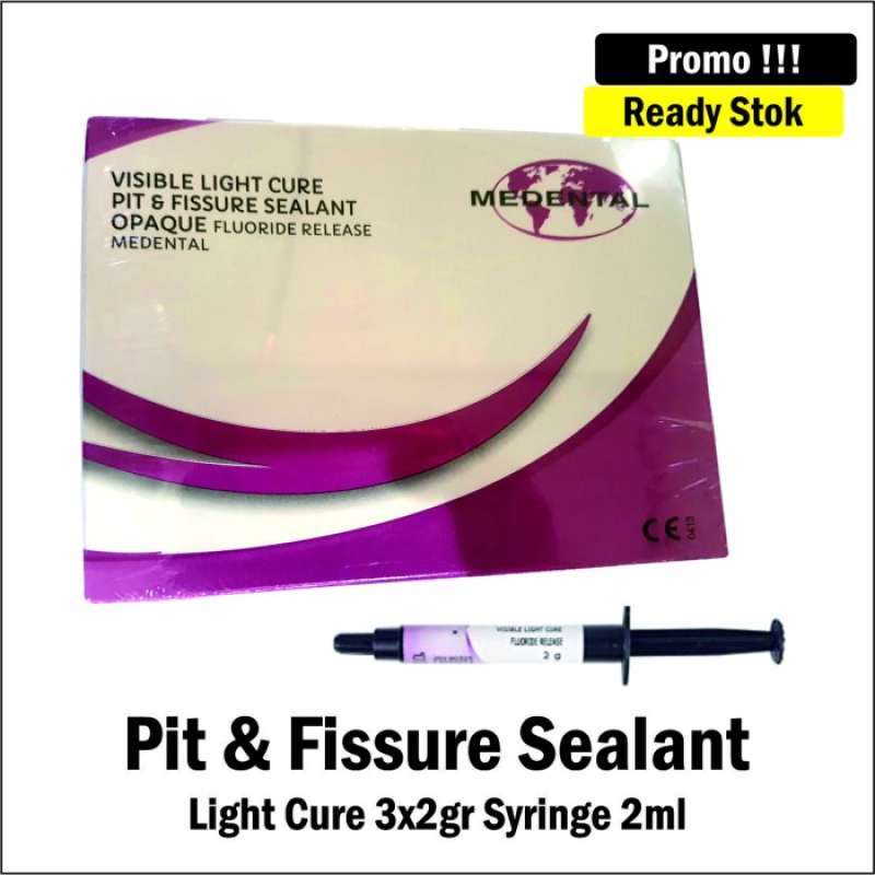 Jual Light Cure Pit dan Fissure Sealant 3x2gr Syringe 2 ml di Seller