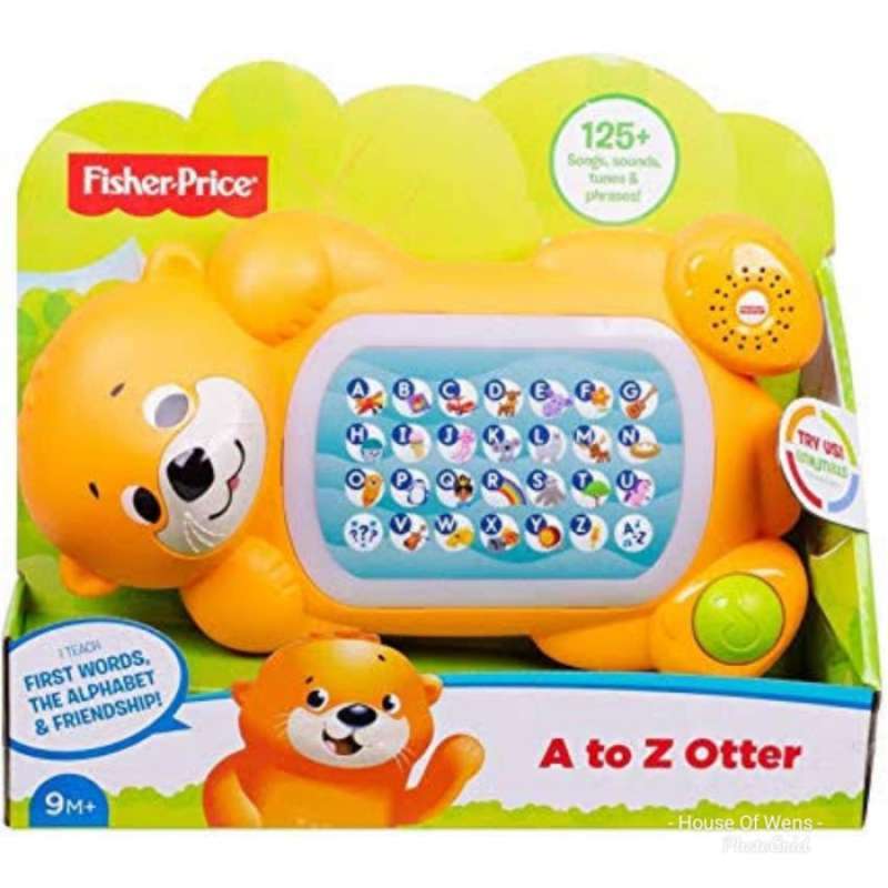 Jual FISHER PRICE A TO Z OTTER - MAINAN ANAK MUSIC 125+ SONG & SOUND di