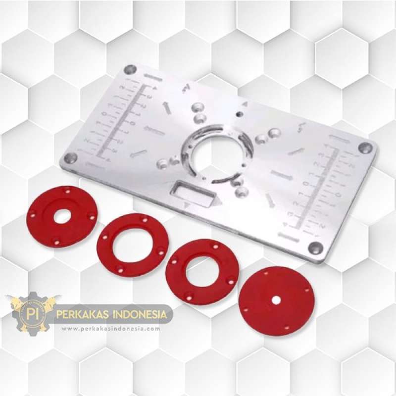 Promo Table Router Trimmer Insert Plate Universal Plat Tatakan Dudukan ...