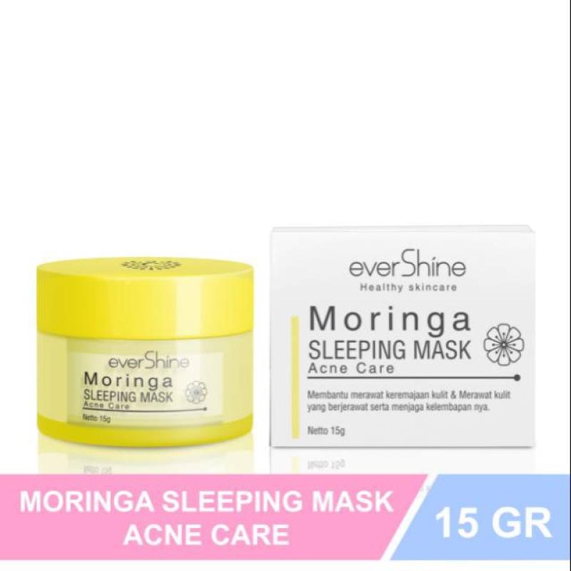 Jual Evershine Moringa Acne care Sleeping Mask /oily skin /acne skin di