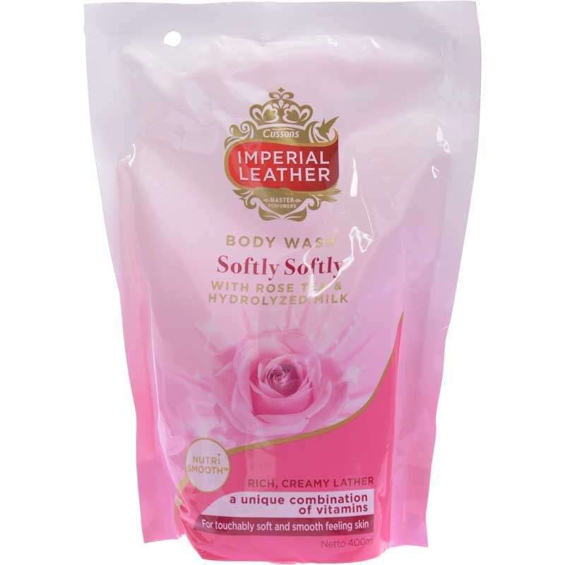 Jual Imperial Leather Body Wash Softly Softly Refill 400Ml di Seller